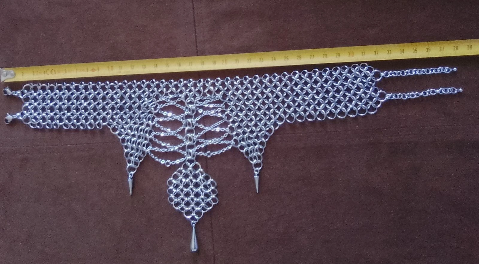 Colar choker XL decote "laços" corrente europeia – photo 5